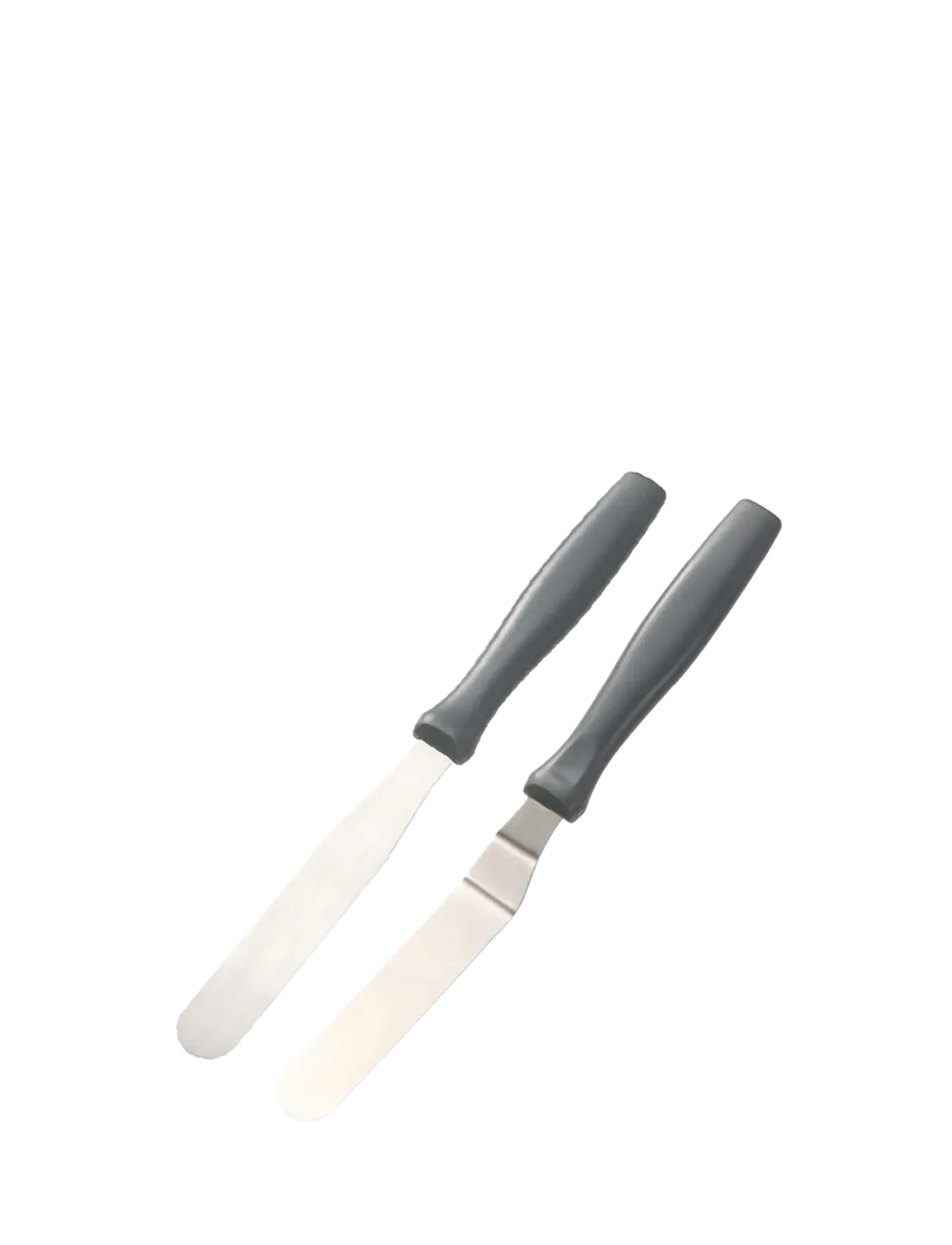 Dorre Cookie Palette Knife 2 Pack Straight Curved 22 Cm, Spatel, Grå, Str: 2X 22.4X 2.5