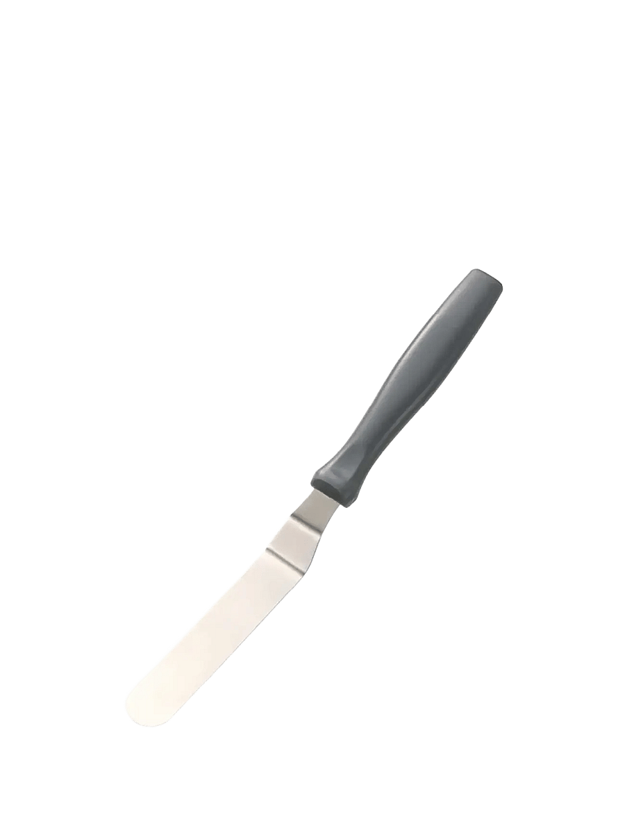 Dorre - Cookie Palette Knife 2 pack Straight Curved 22 cm - tõstelusikad ja spaatlid - silver - 2