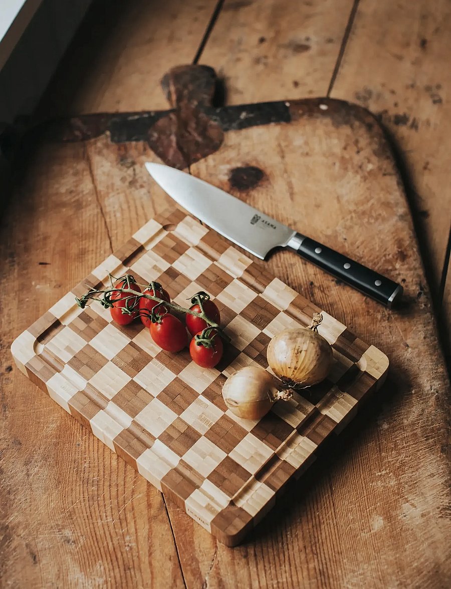 Dorre - Combo Cutting Board Bamboo 30*24*3 cm - lõikelauad - natural - 0