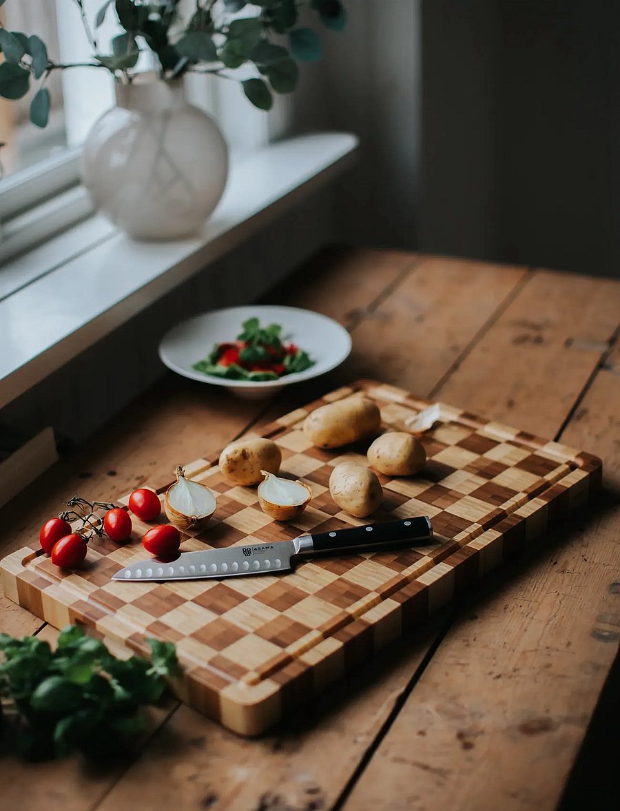 Dorre - Combo Cutting Board Bamboo 56.35*3.5 cm - lõikelauad - natural - 0