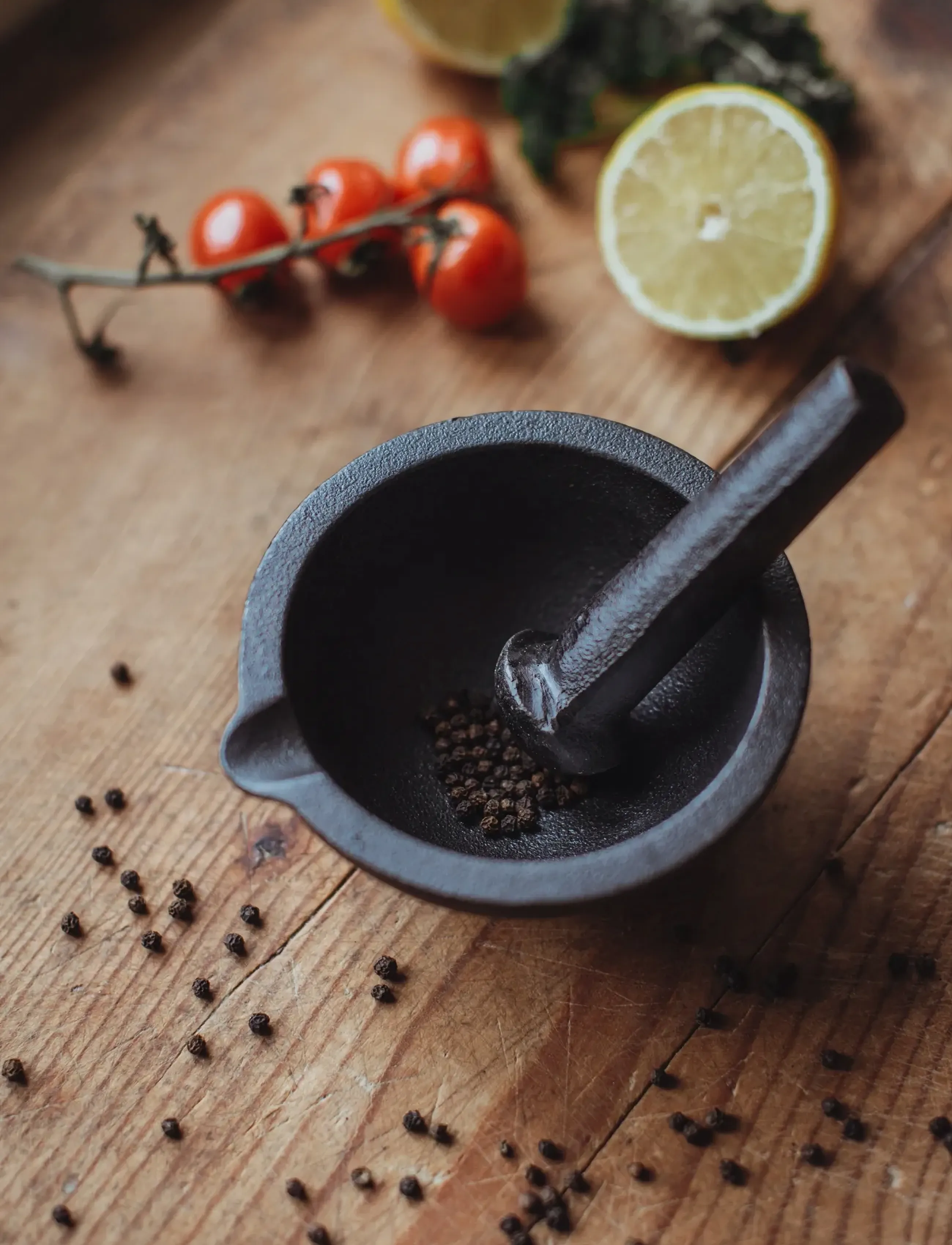 Dorre Cast Iron Mortar Black 13*13*6.3 Cm, 13X 6.3, Grinders, Schwarz - Mortars & Pestles, Homeware