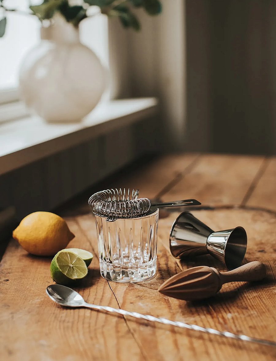 Dorre - Bar accessories Measuring cup, Bar spoon, Strainer, Citrus press - Šeikerid ja kokteilivahendid - silver - 0