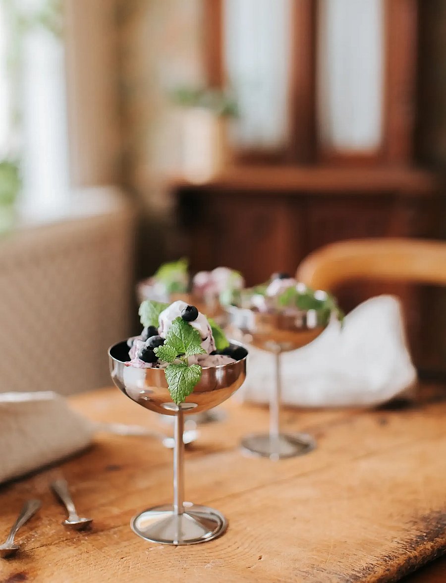 Dorre - Dyane Dessertskål / Glassbägare 4-pack - serveerimisnõud - silver - 0