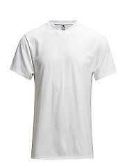 Dovre - Dovre T-shirts V-neck - tavalised t-särgid - hvid - 0