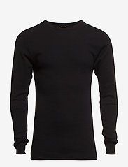 Dovre - Dovre T-shirts 1/1 ærme - long-sleeved t-shirts - black - 2