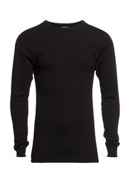 Dovre - Dovre T-shirts 1/1 ærme - long-sleeved t-shirts - black - 0