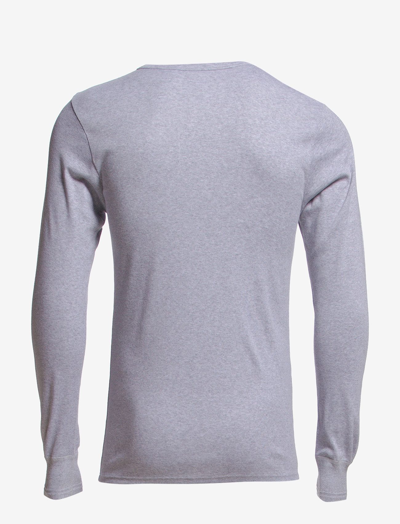 Dovre - Dovre T-shirt Long sleeves - laisvalaikio marškinėliai - grey melan - 1