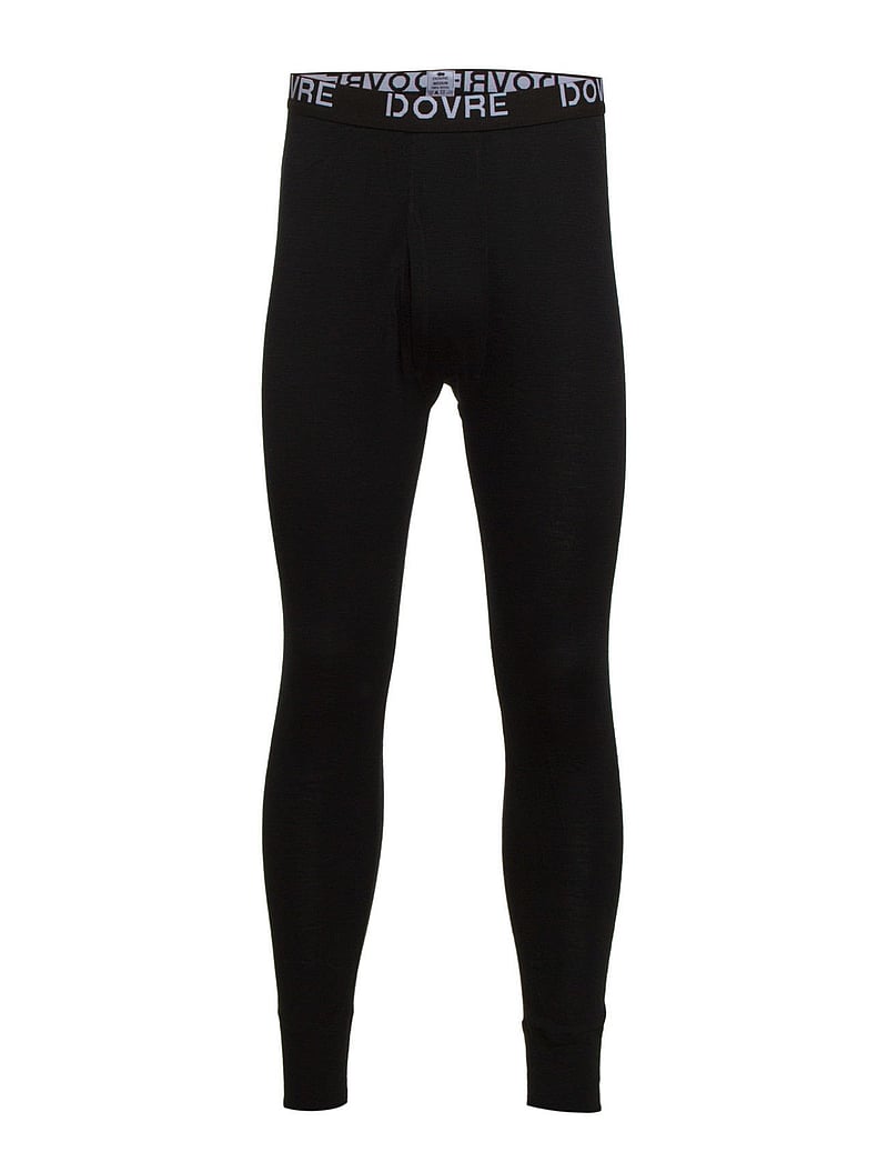 Dovre - DOVRE wool long johns - aluskihina kantavad püksid - sort - 2