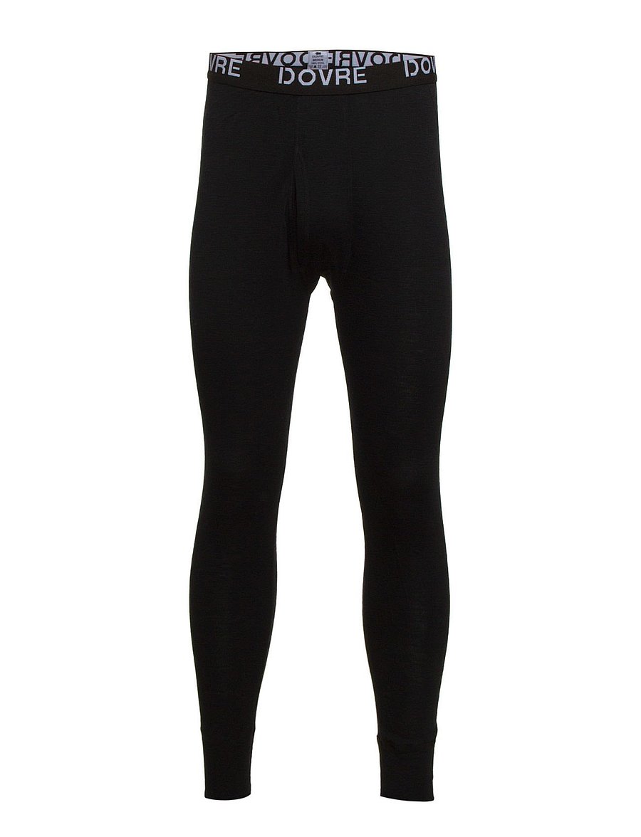 Dovre - DOVRE wool long johns - funkionsunterwäsche - hosen - sort - 4