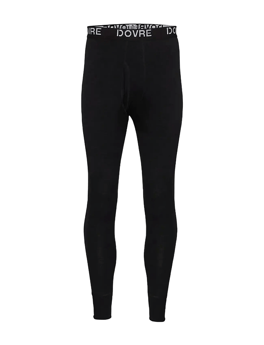 Dovre - DOVRE wool long johns - funkionsunterwäsche - hosen - sort - 1