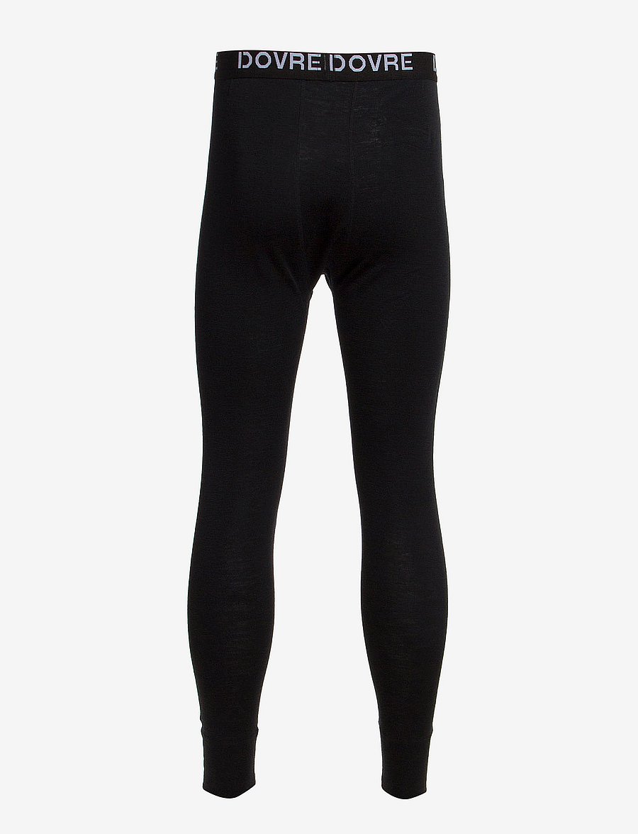 Dovre - DOVRE wool long johns - funkionsunterwäsche - hosen - sort - 3