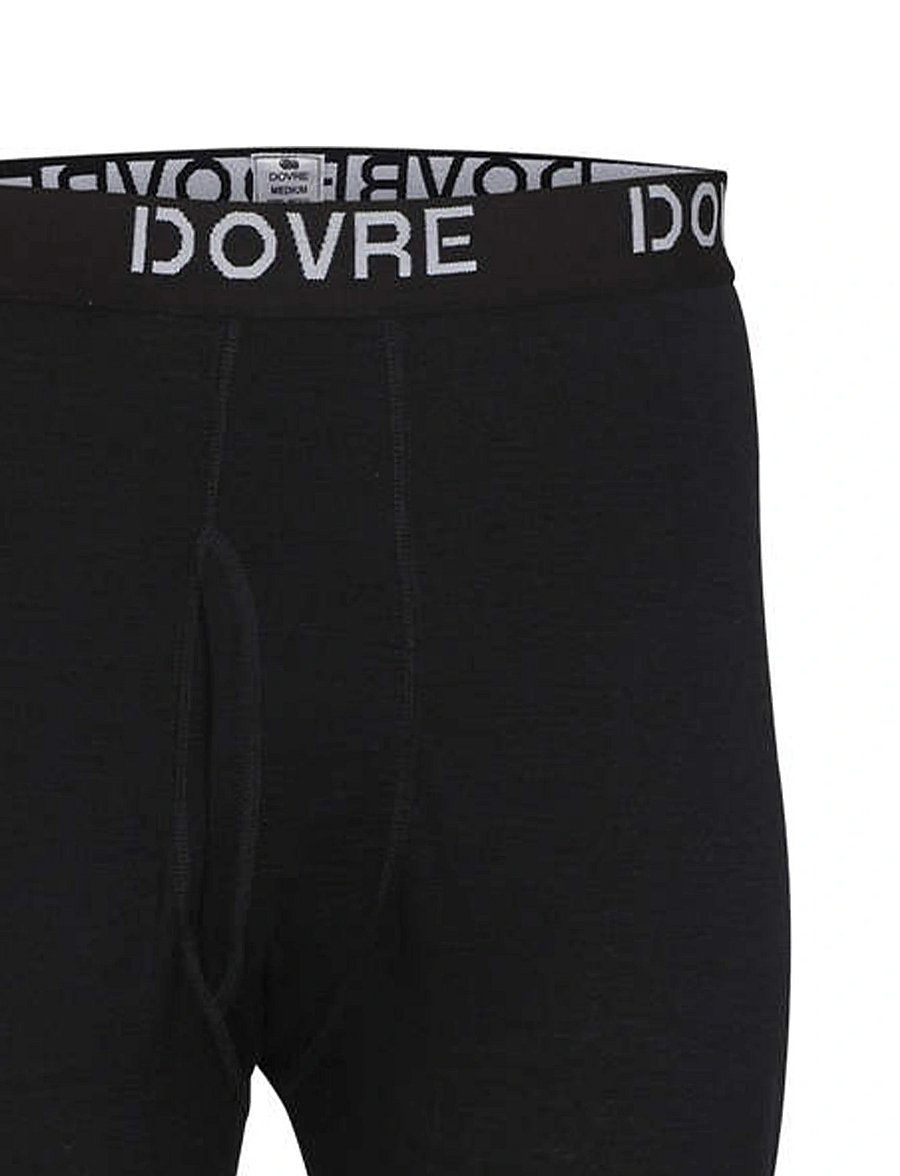 Dovre - DOVRE wool long johns - funkionsunterwäsche - hosen - sort - 5