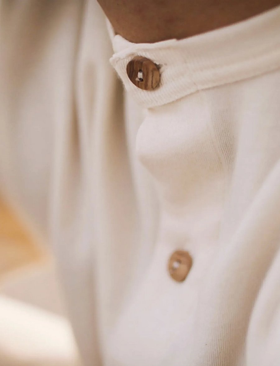 Dovre - Heldress øko serie - nattøj sæt - offwhite - 4