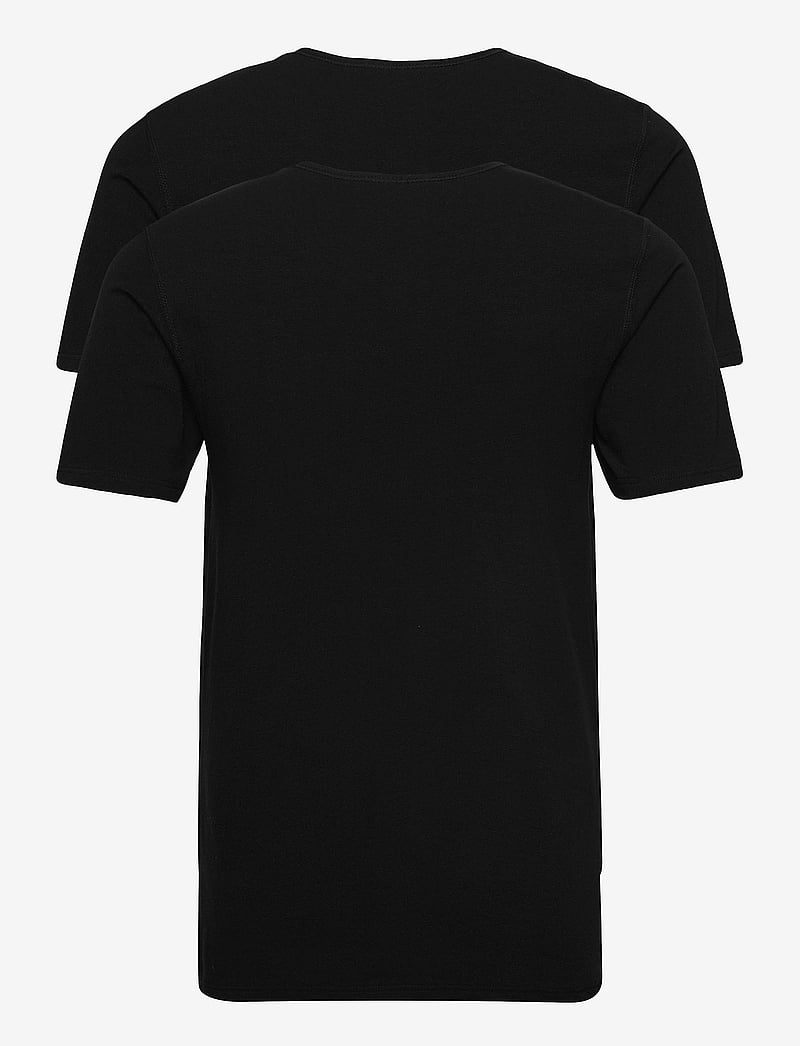 Dovre - Dovre t-shirt 2-pack GOTS - t-särkide multipakk - black - 1