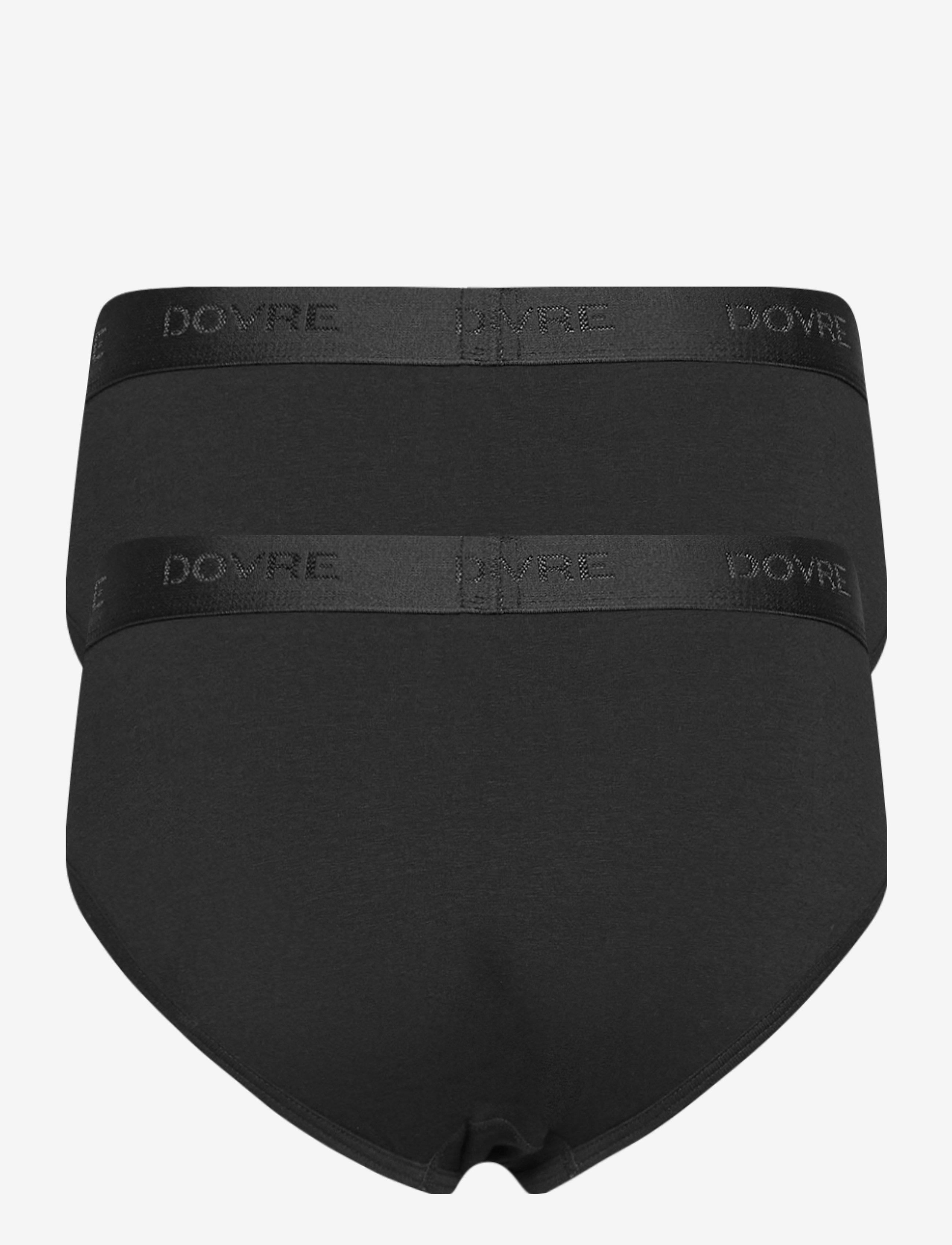 Dovre - DOVRE brief 2-pack GOTS. - laveste priser - svart - 3