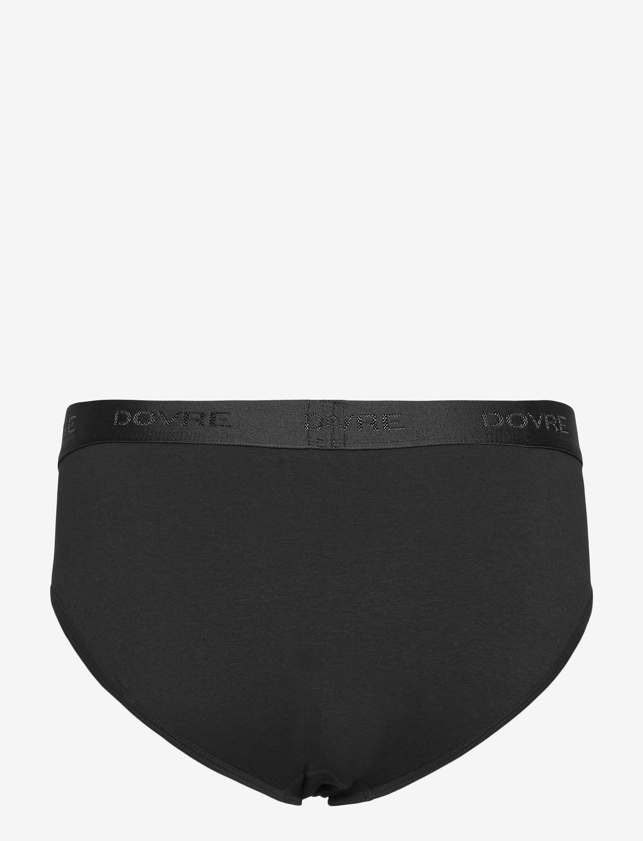 Dovre - DOVRE brief 2-pack GOTS. - laveste priser - svart - 2