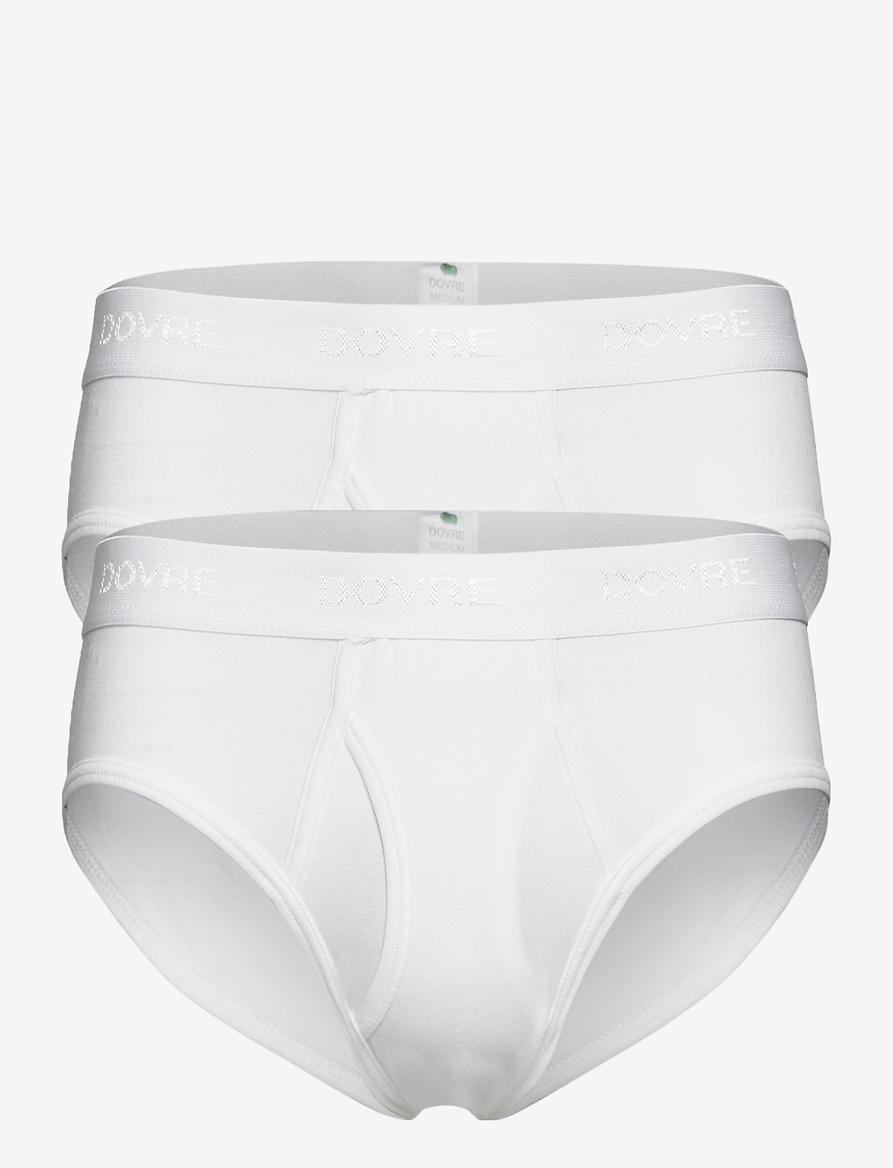 Dovre - DOVRE brief 2-pack GOTS. - laveste priser - vit - 0