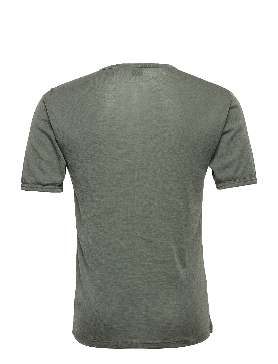 Dovre - DOVRE wool t-shirt - short-sleeved t-shirts - grön - 2