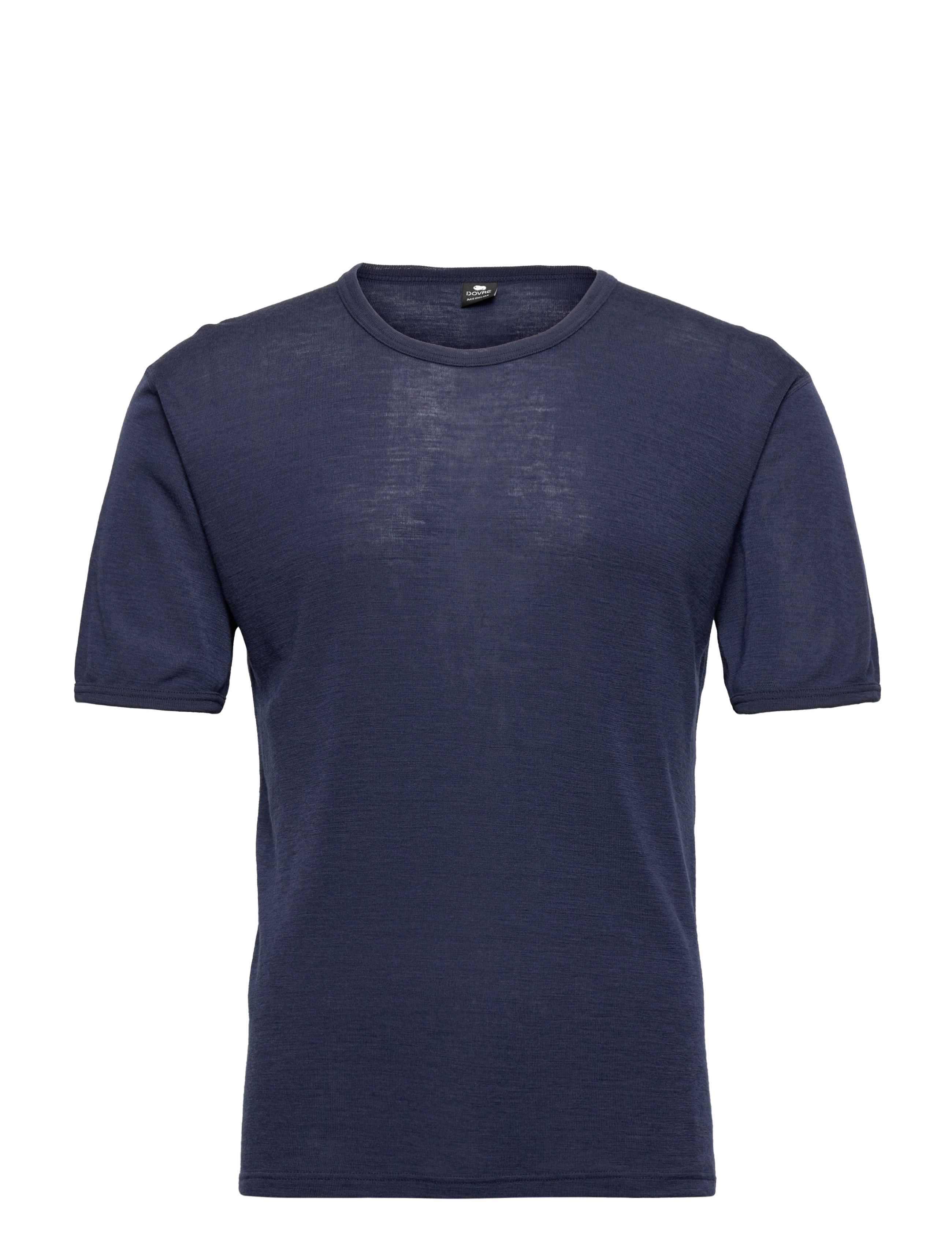 Dovre Wool T-Shirt, XL, T-shirts, Blau - Short-sleeved, Männerswear