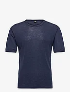 DOVRE wool t-shirt - NAVY