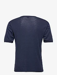 Dovre - DOVRE wool t-shirt - kortermede t-skjorter - navy - 1