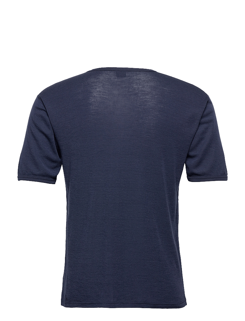 Dovre - DOVRE wool t-shirt - kurzärmelig - navy - 1