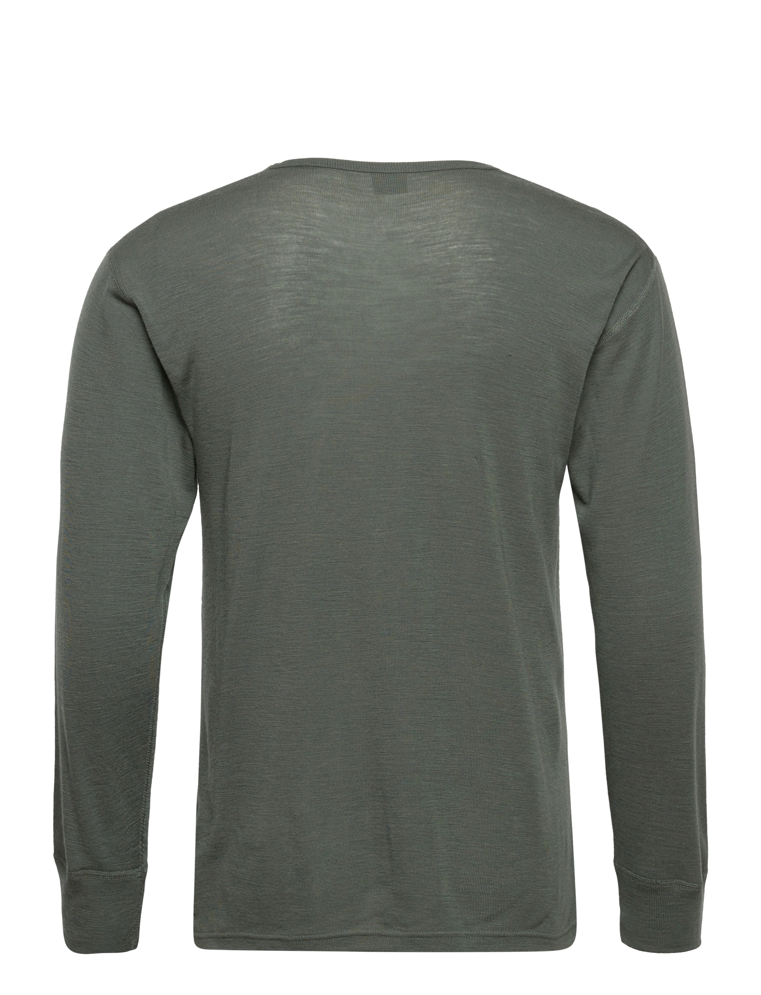 Dovre - DOVRE wool long sleeved t-shir - nattrøjer - grön - 2