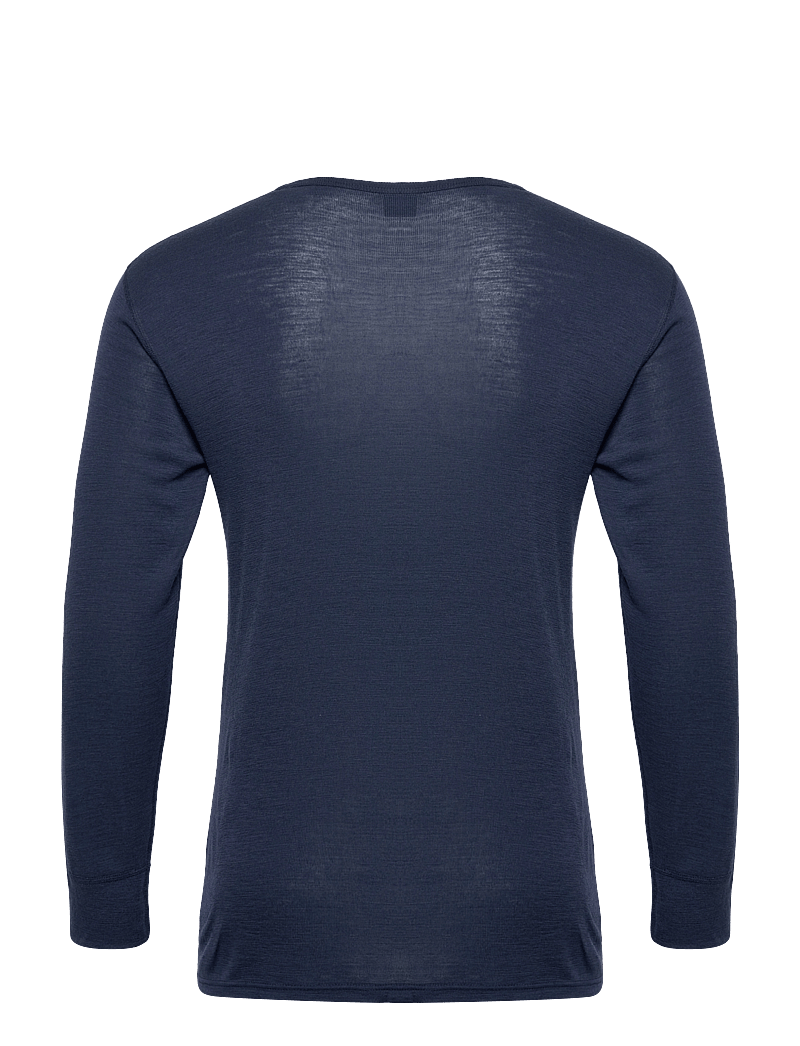 Dovre - DOVRE wool long sleeved t-shir - nattrøjer - navy - 1