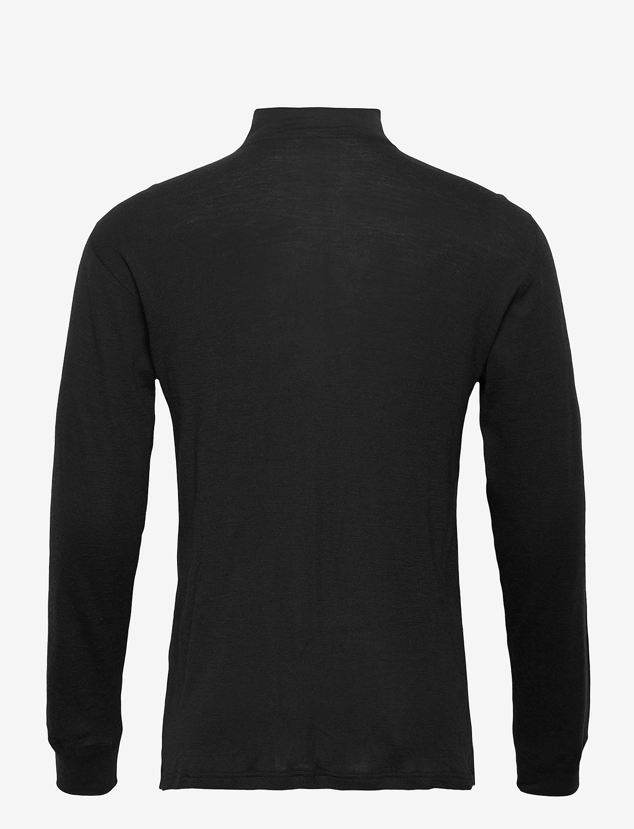 Dovre - Dovre Wool 1/1 ærme & Zipper - half zip jumpers - svart - 2