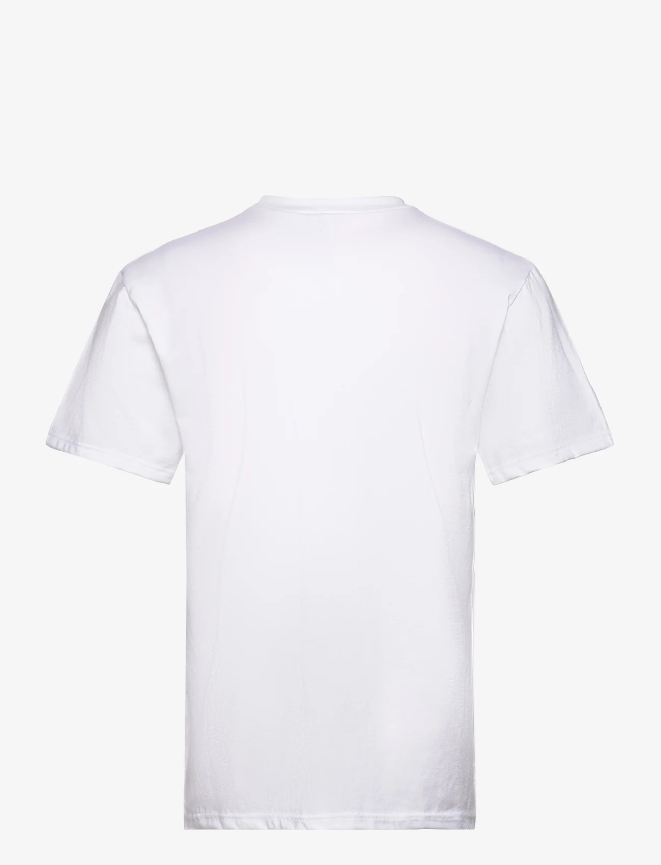 Dovre - Dovre T-shirts V-neck organic - alhaisimmat hinnat - white - 1