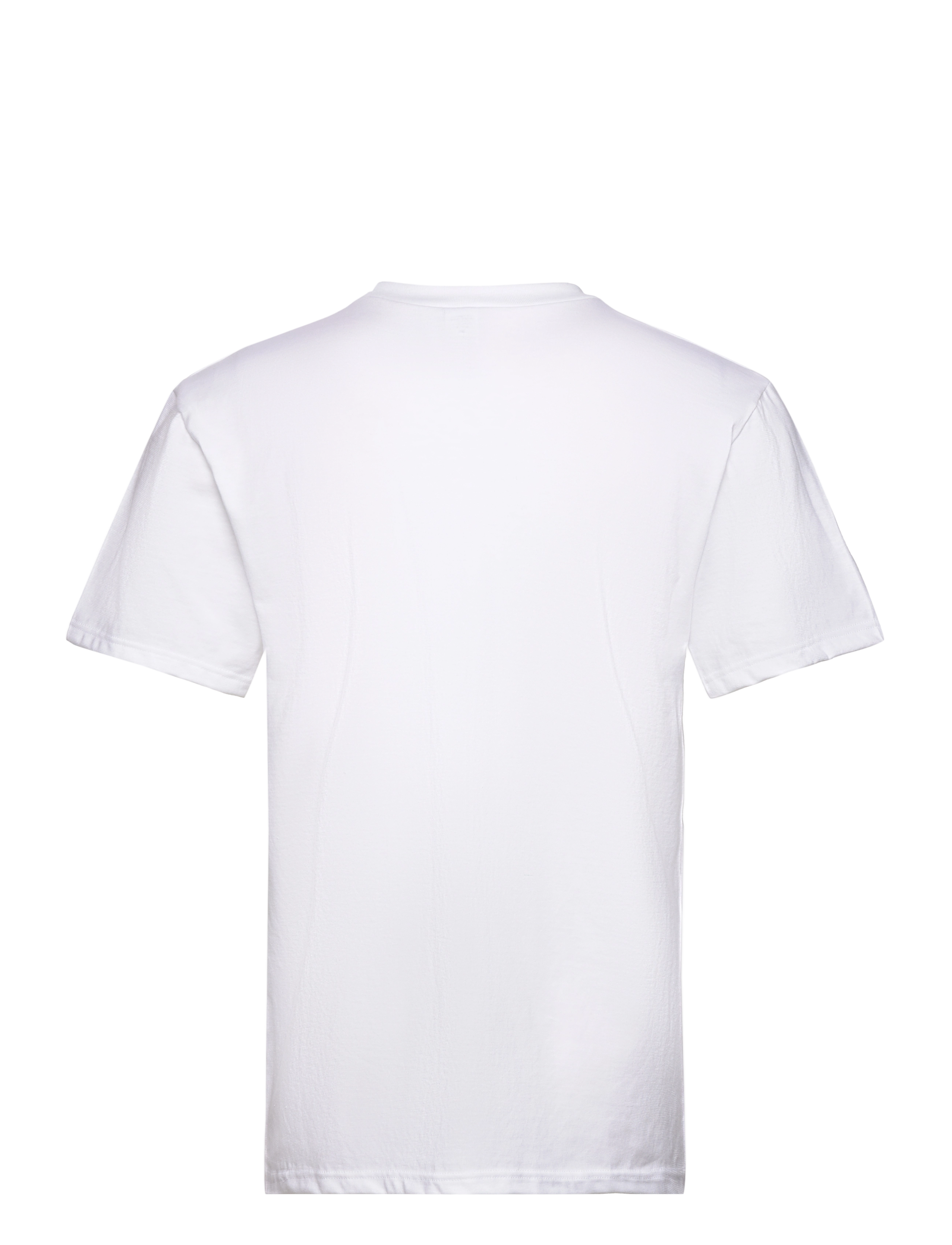Dovre - Dovre T-shirts V-neck organic. - hauts de pyjama - white - 2