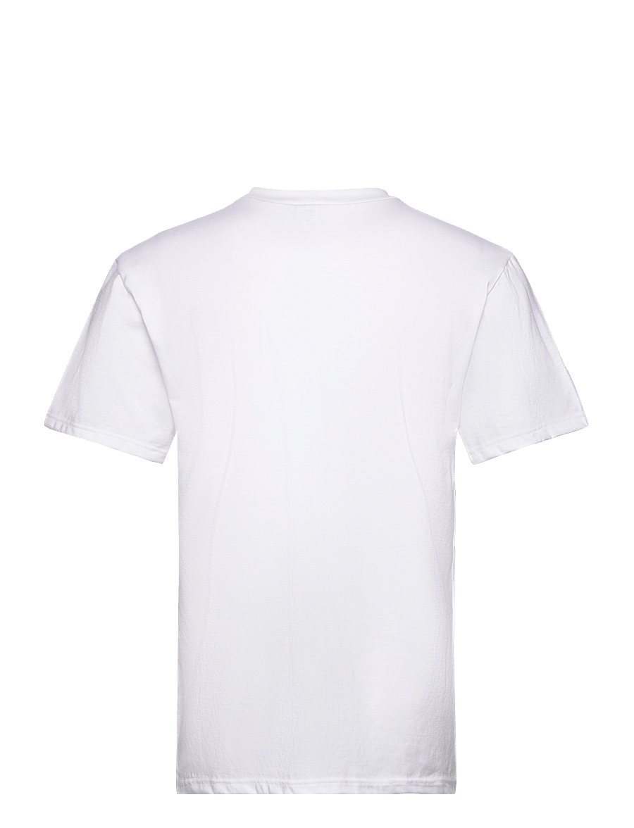 Dovre - Dovre T-shirts V-neck organic. - hauts de pyjama - white - 2
