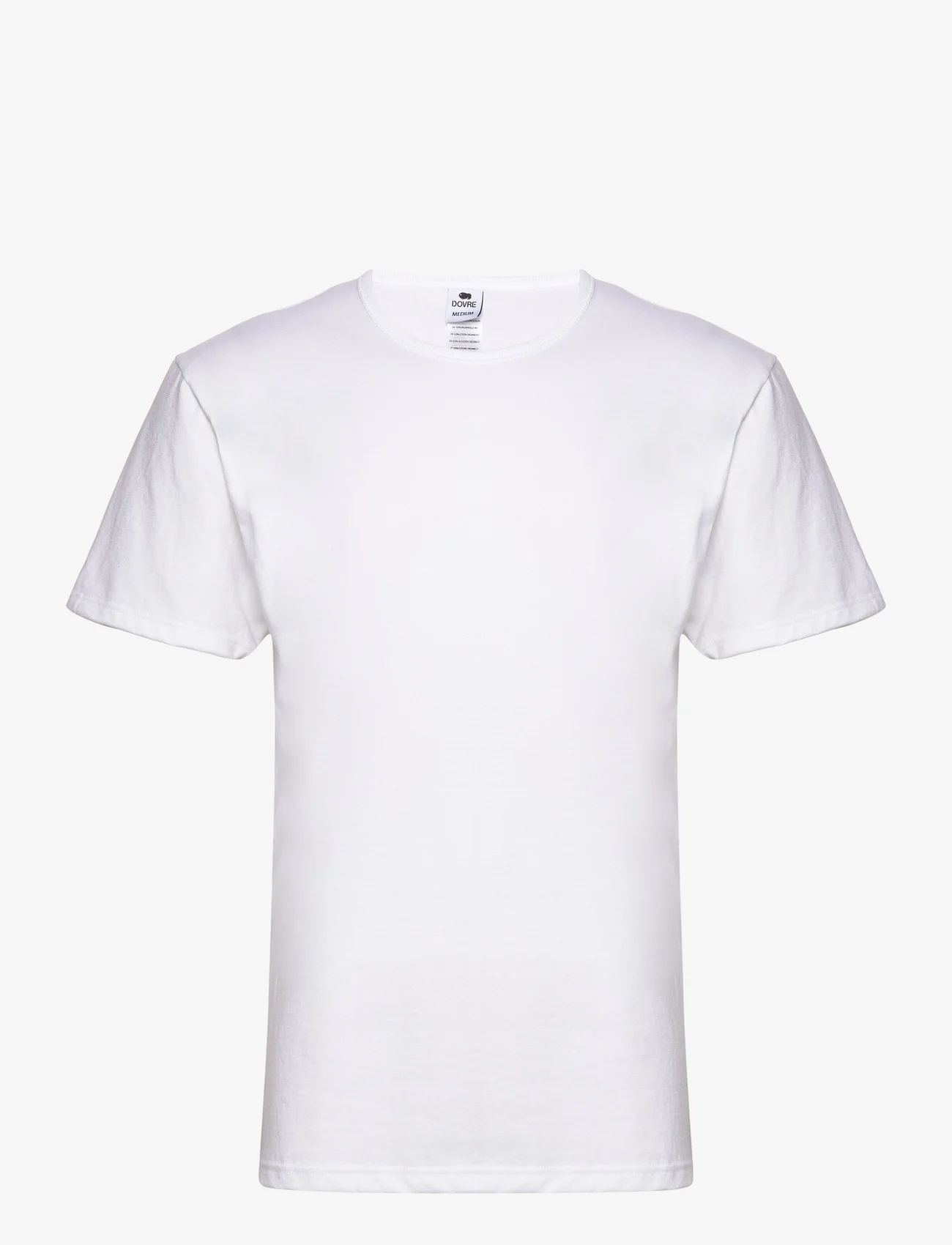 Dovre - Dovre T-shirts 1/4 ærme organi - laveste priser - white - 0