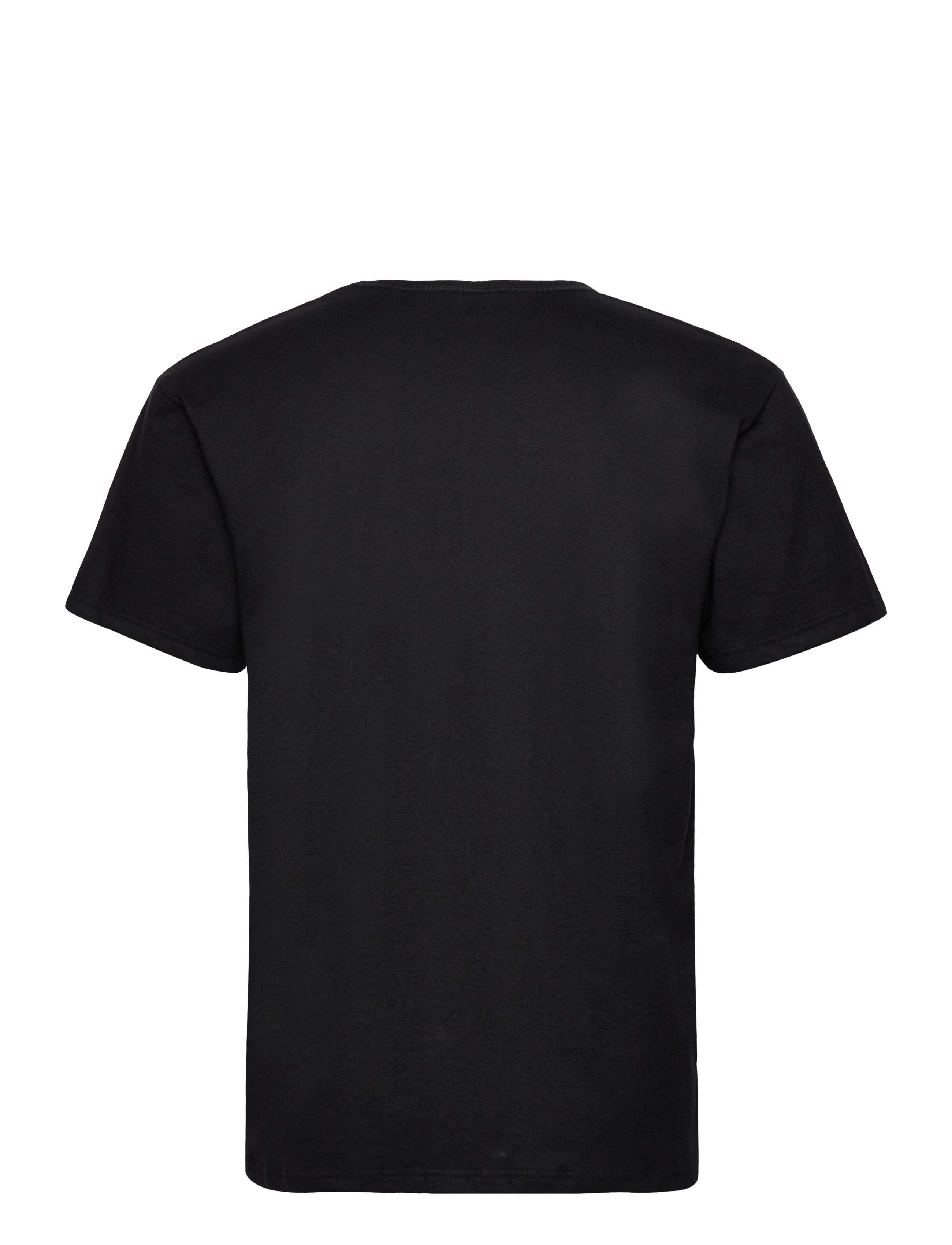 Dovre - Dovre T-shirts V-neck organic - t-shirts à encolure en v - black - 1