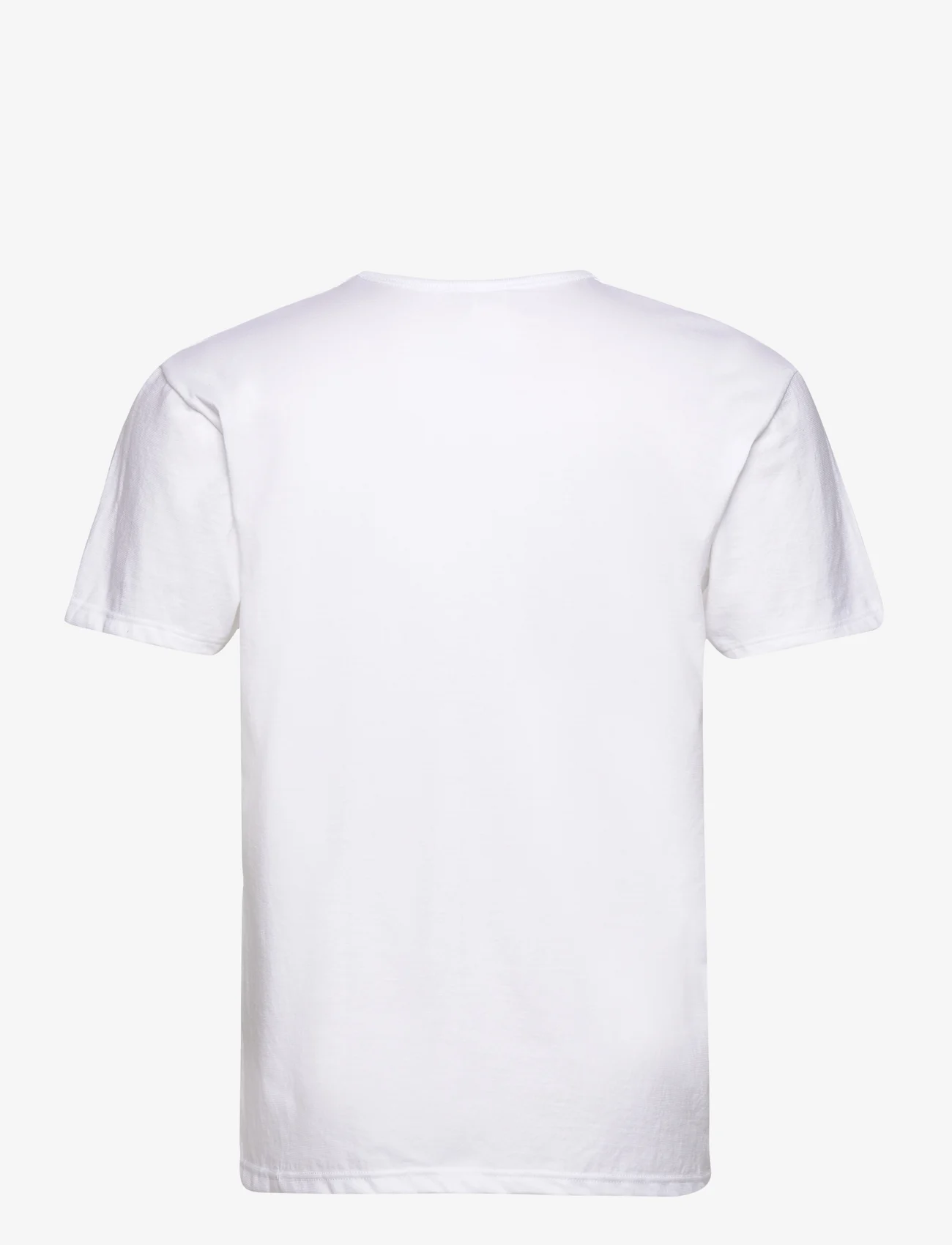 Dovre - Dovre T-shirts V-neck organic - lägsta priserna - white - 1