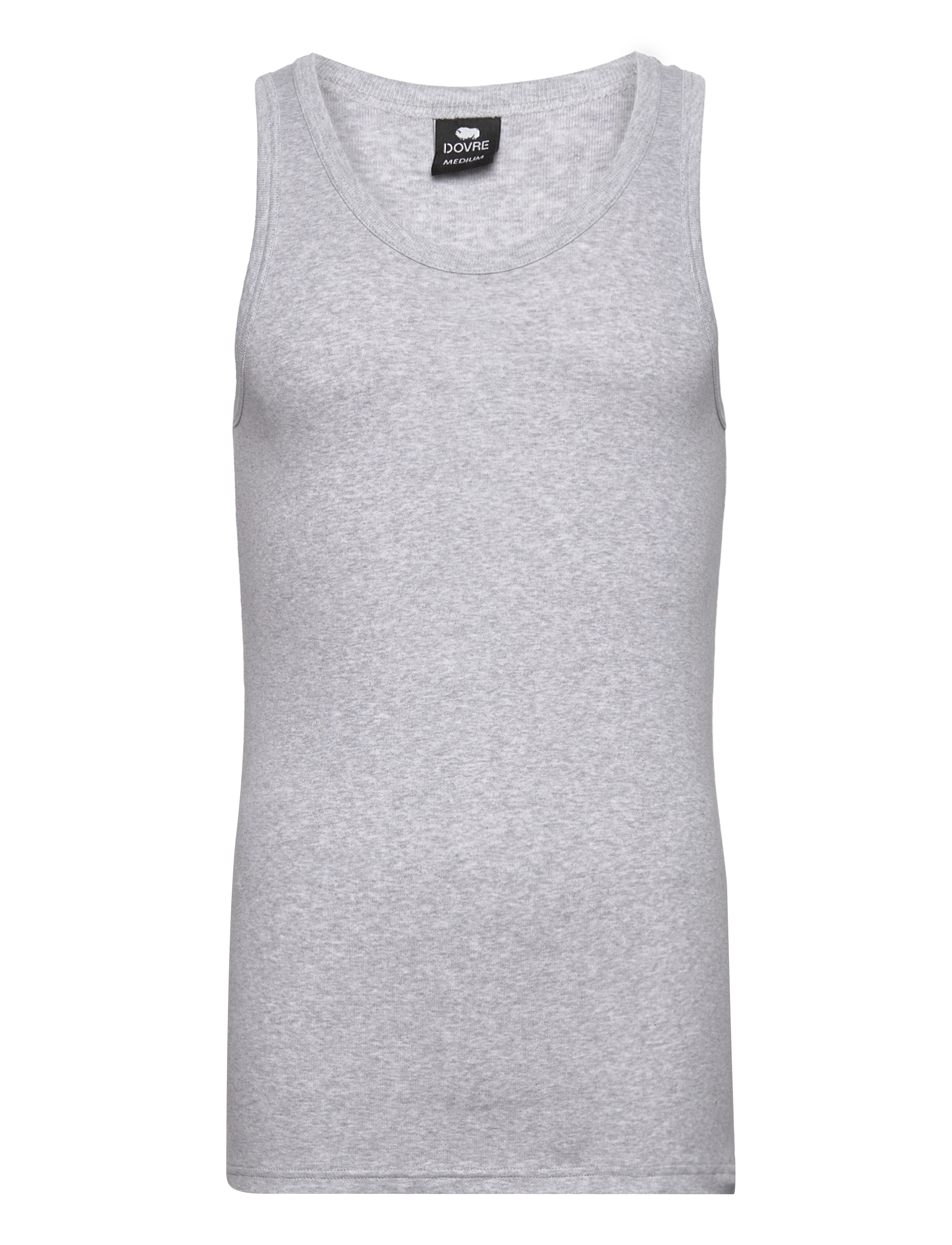 Dovre Sportstrøje Organic., M, T-shirts, Grau - Sleeveless, Männerswear