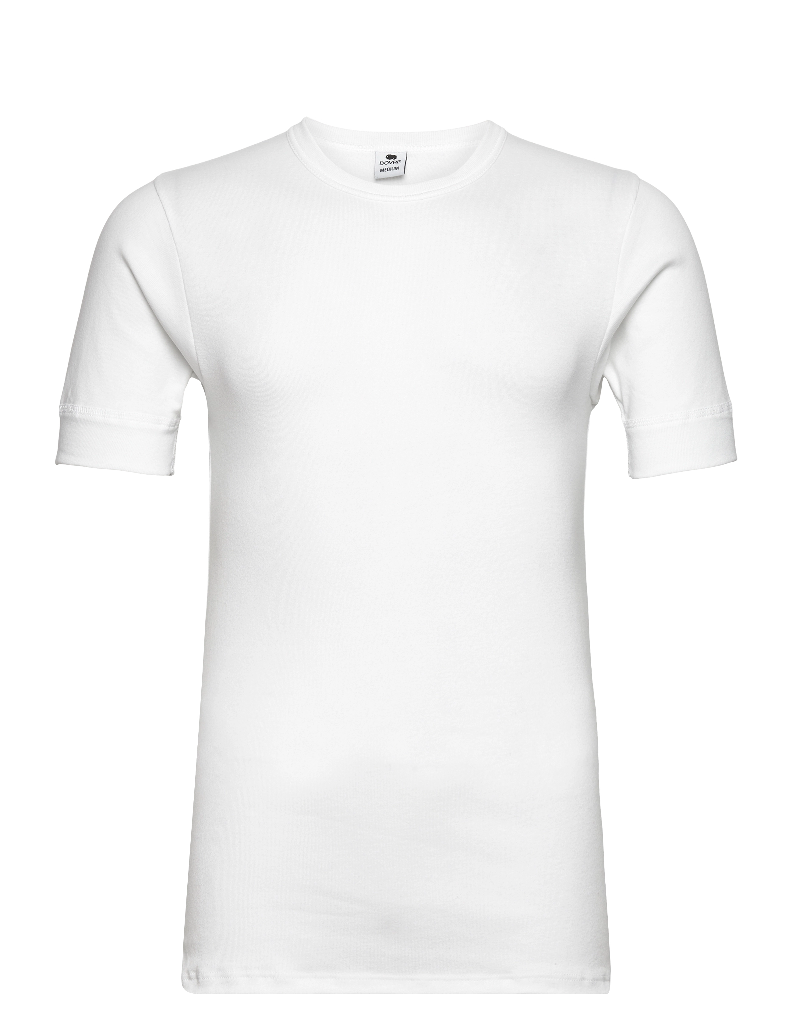 Dovre T-Shirts 1/4 Ærme Organi, Kortærmet T-shirt, Hvid, Str: S