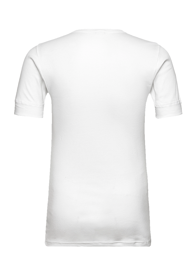 Dovre - Dovre T-shirts 1/4 ærme organi - pyjamasöverdelar - white - 1
