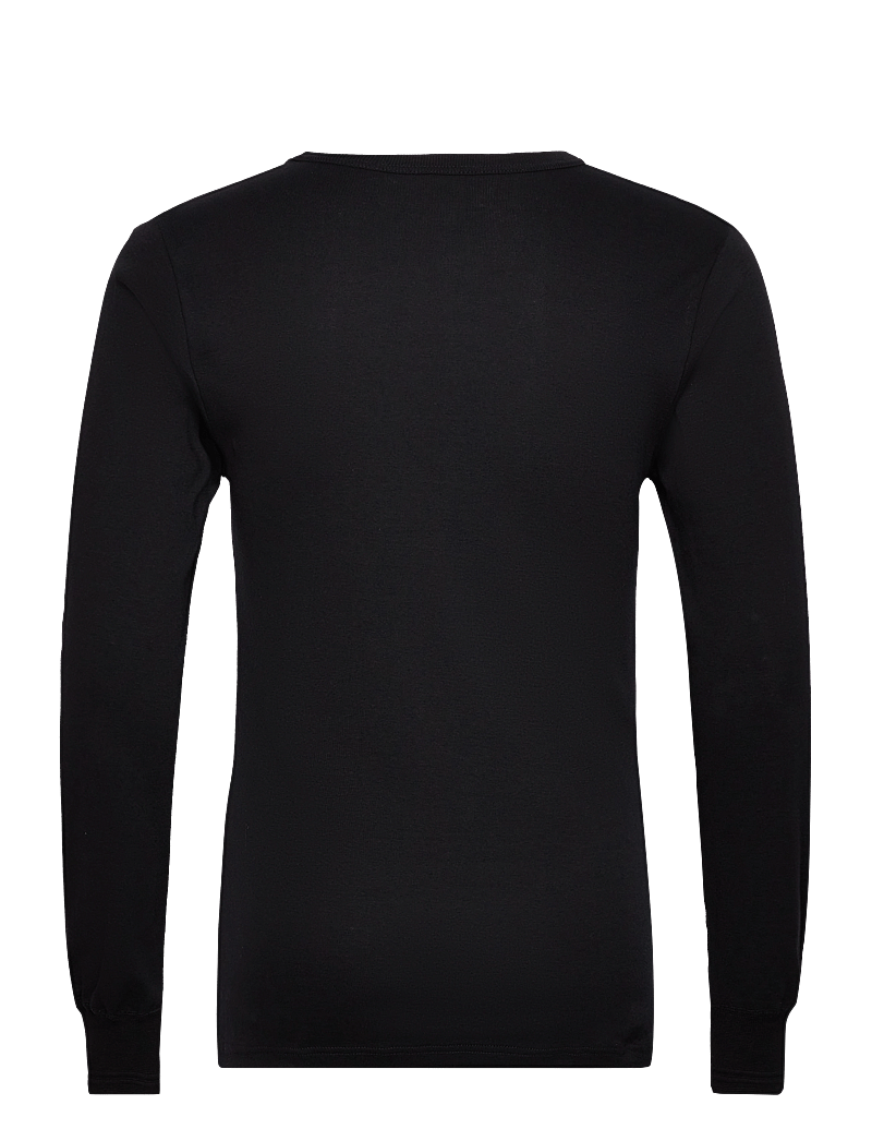 Dovre - Dovre T-Shirt 1/1 ærme/stolpe - pyjamasöverdelar - black - 1