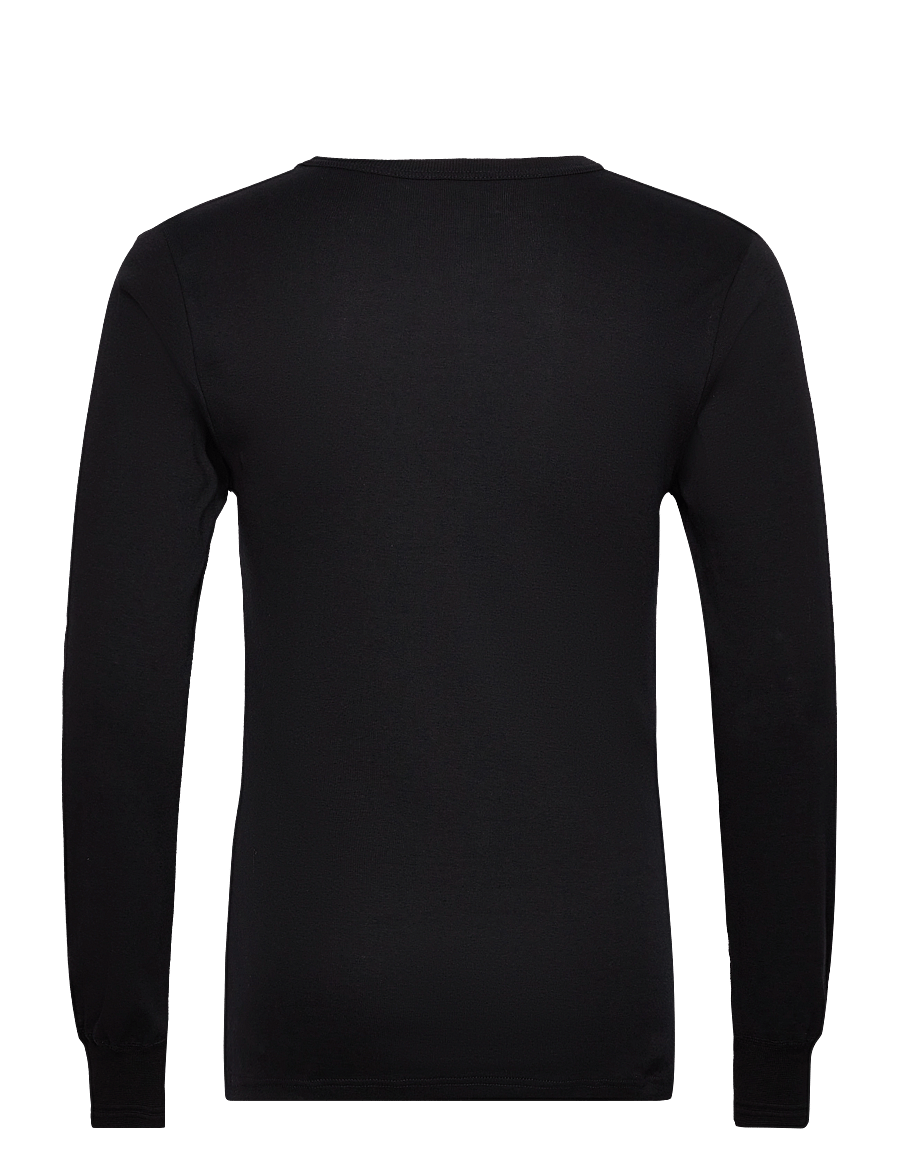 Dovre - Dovre T-Shirt 1/1 ærme/stolpe - hauts de pyjama - black - 2