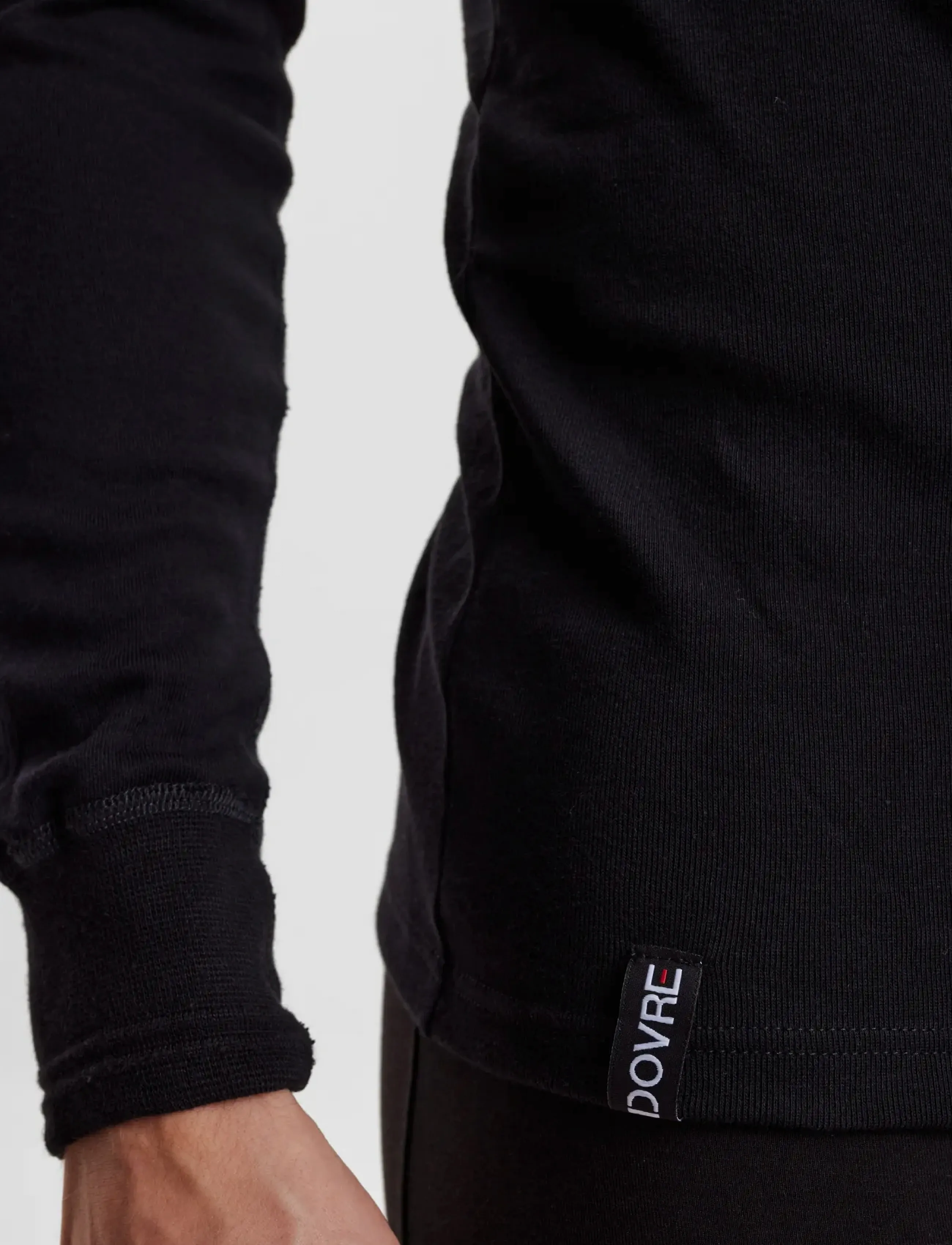 Dovre - Dovre T-Shirt 1/1 ærme/stolpe - hauts de pyjama - black - 4