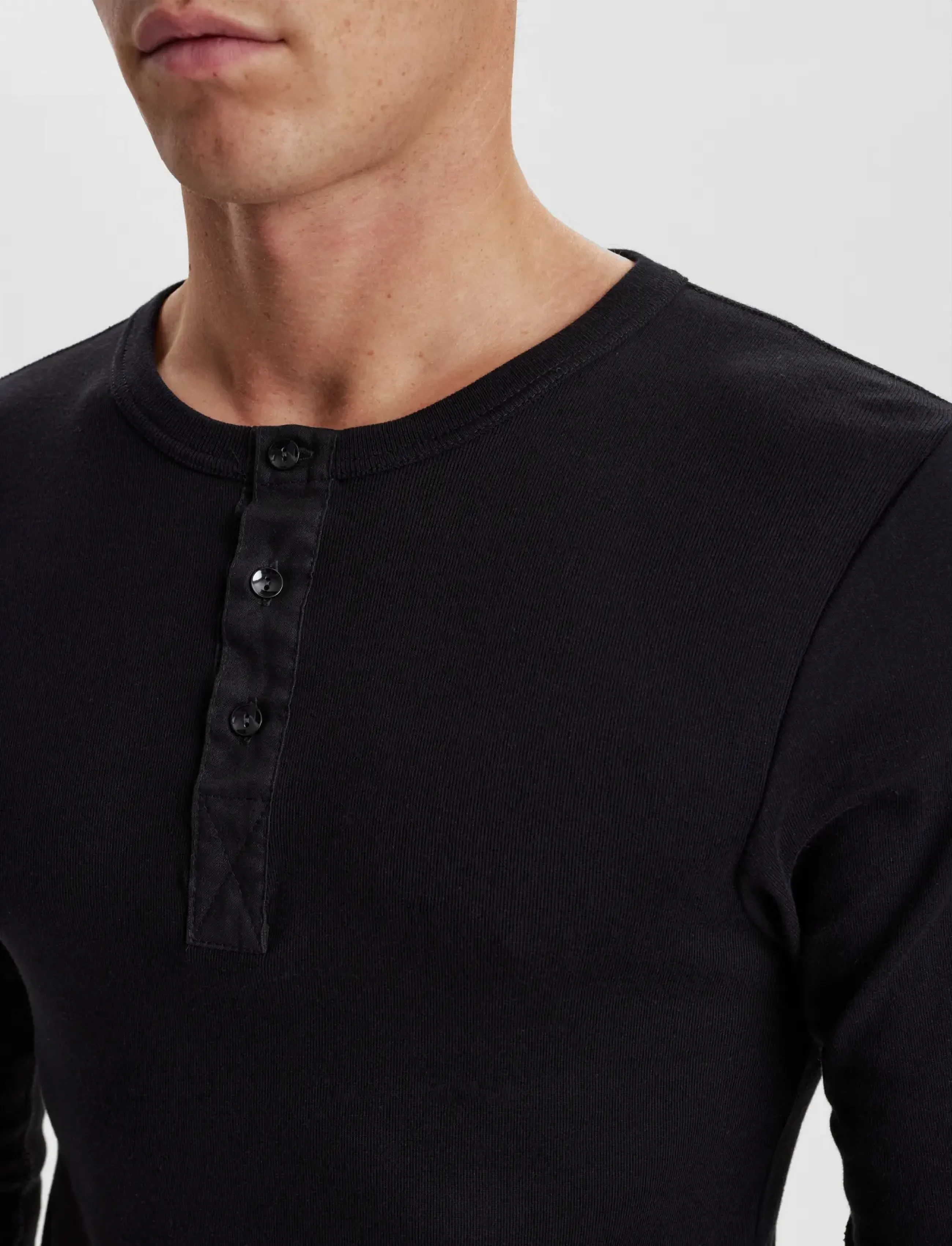 Dovre - Dovre T-Shirt 1/1 ærme/stolpe - hauts de pyjama - black - 5