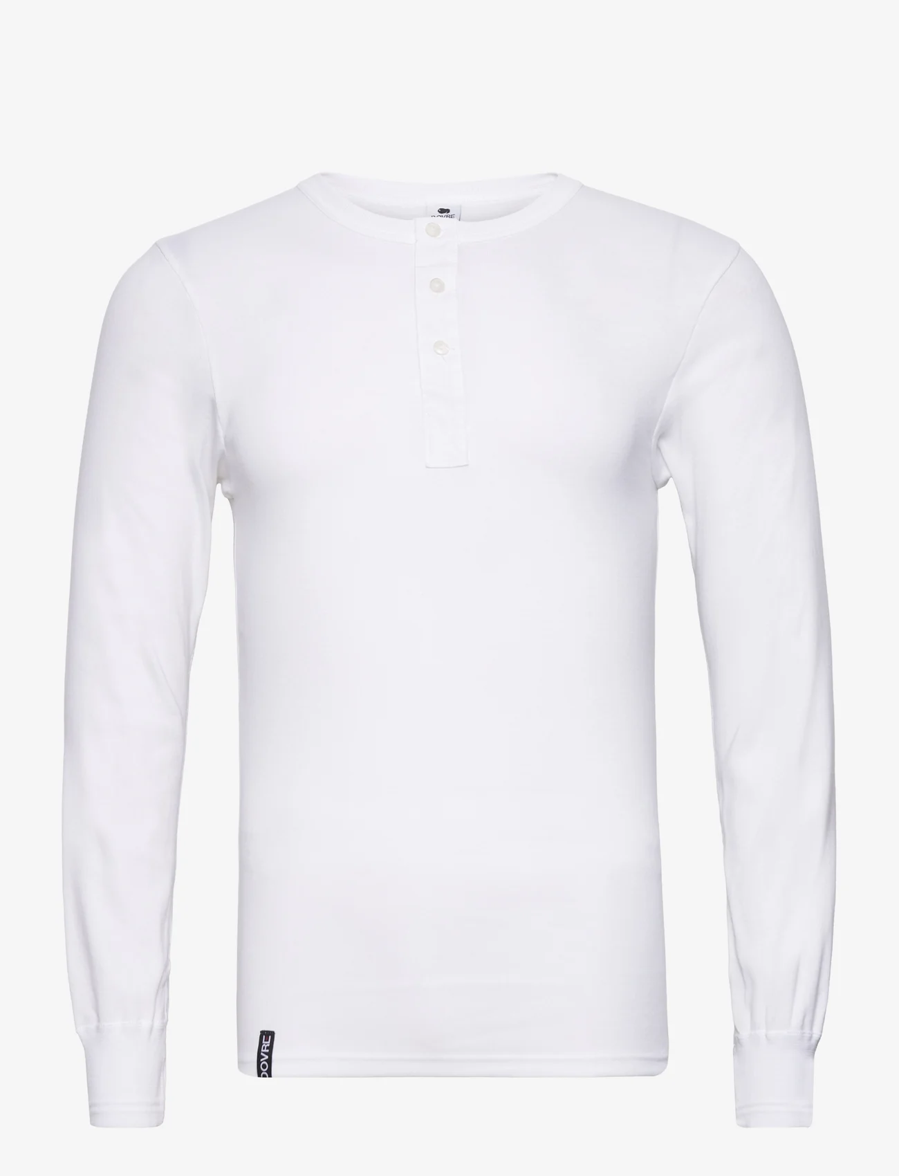 Dovre - Dovre T-Shirt 1/1 ærme/stolpe - laveste priser - white - 0