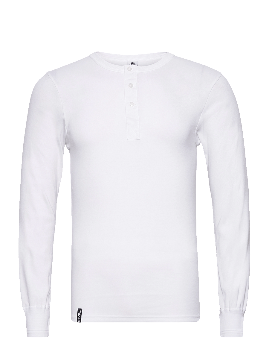 Dovre - Dovre T-Shirt 1/1 ærme/stolpe - pyjamaoberteile - white - 1