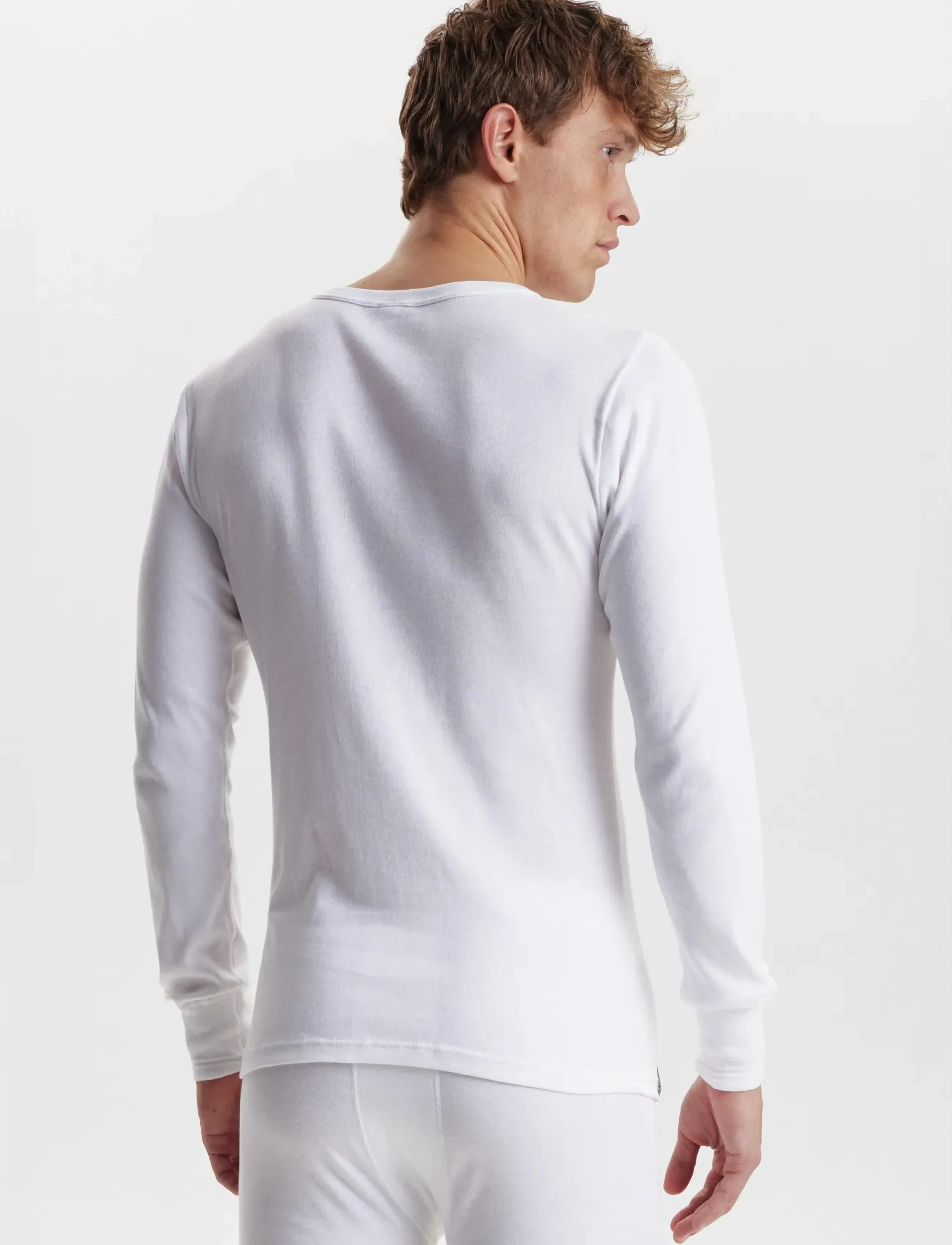 Dovre - Dovre T-Shirt 1/1 ærme/stolpe - pyjamaoberteile - white - 3