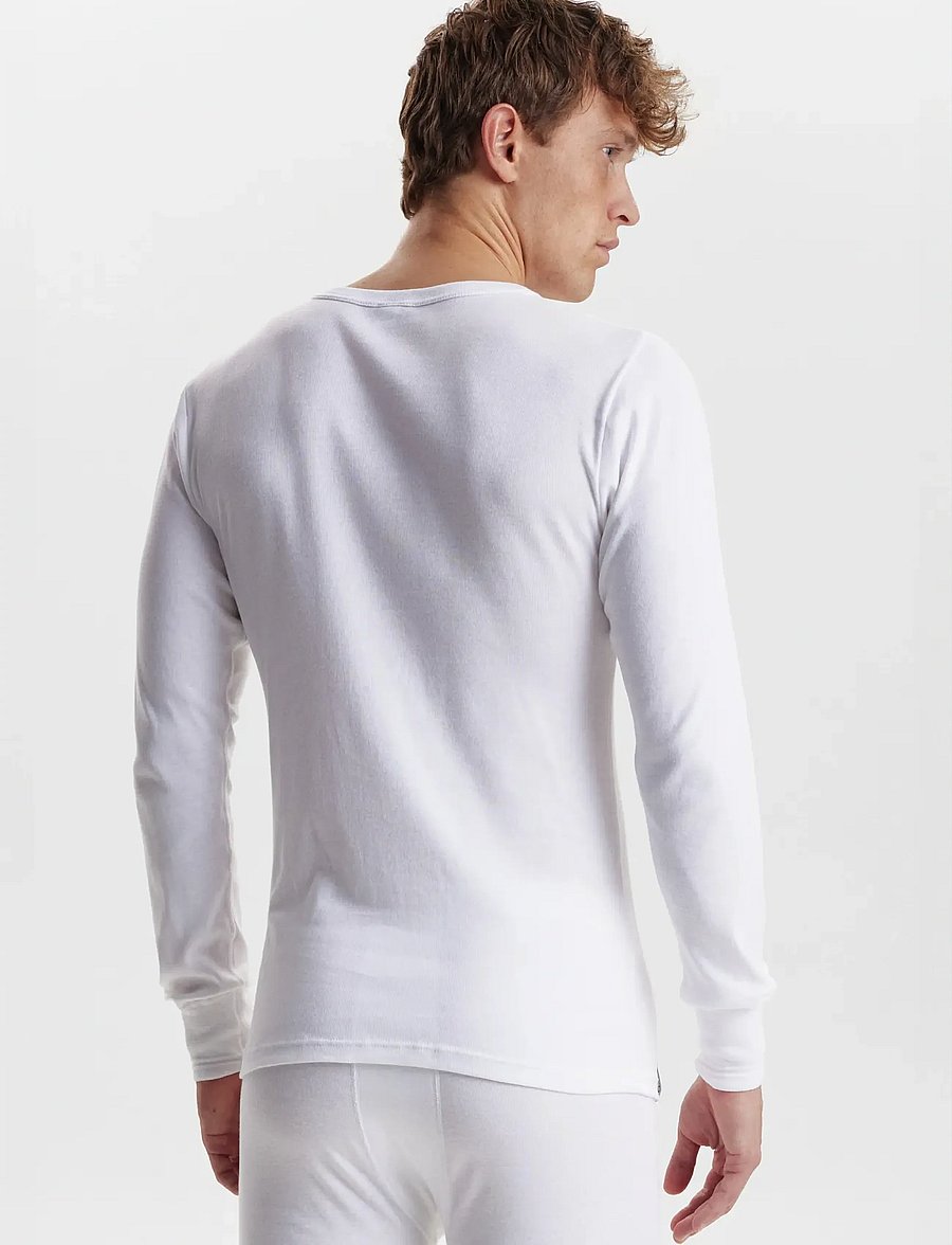Dovre - Dovre T-Shirt 1/1 ærme/stolpe - pyjamaoberteile - white - 3
