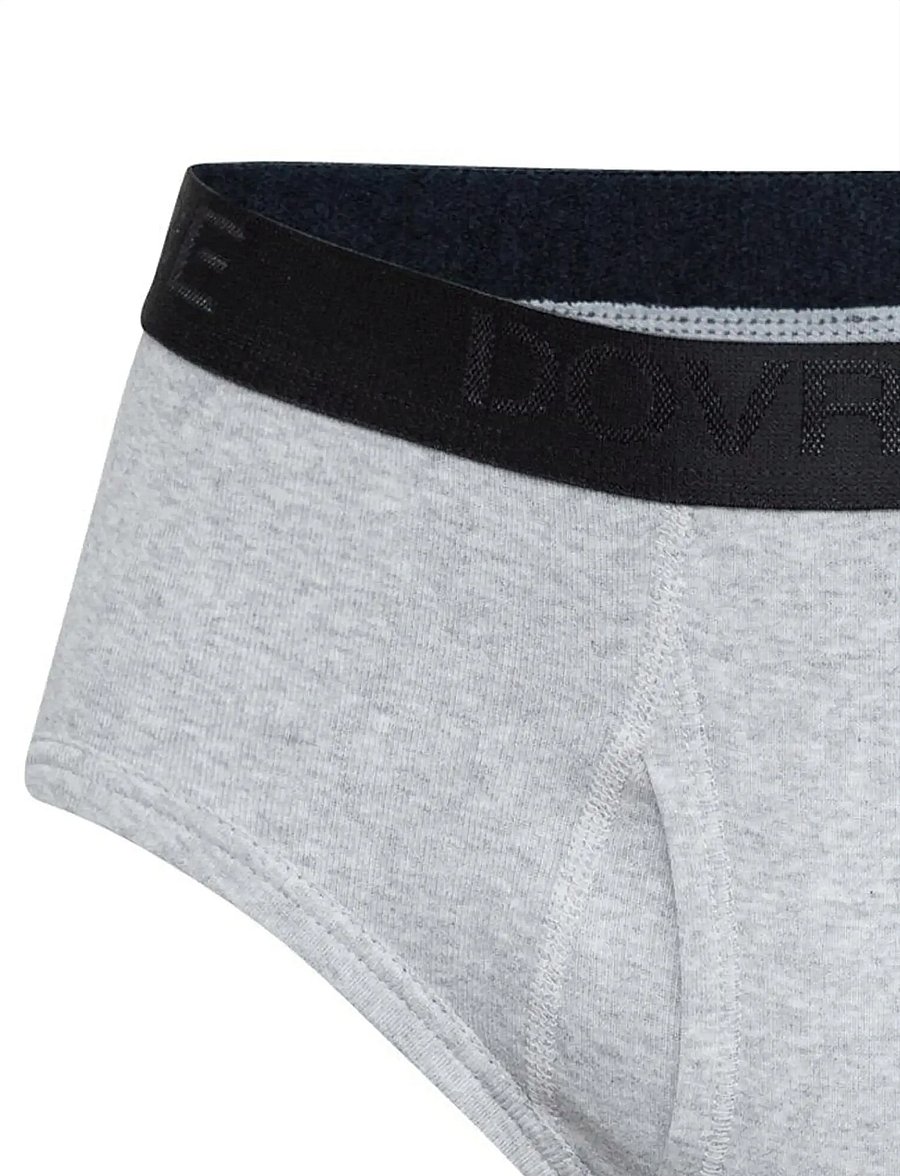 Dovre - Dovre Trusse u/ben & gylp - briefs - grey melan - 3