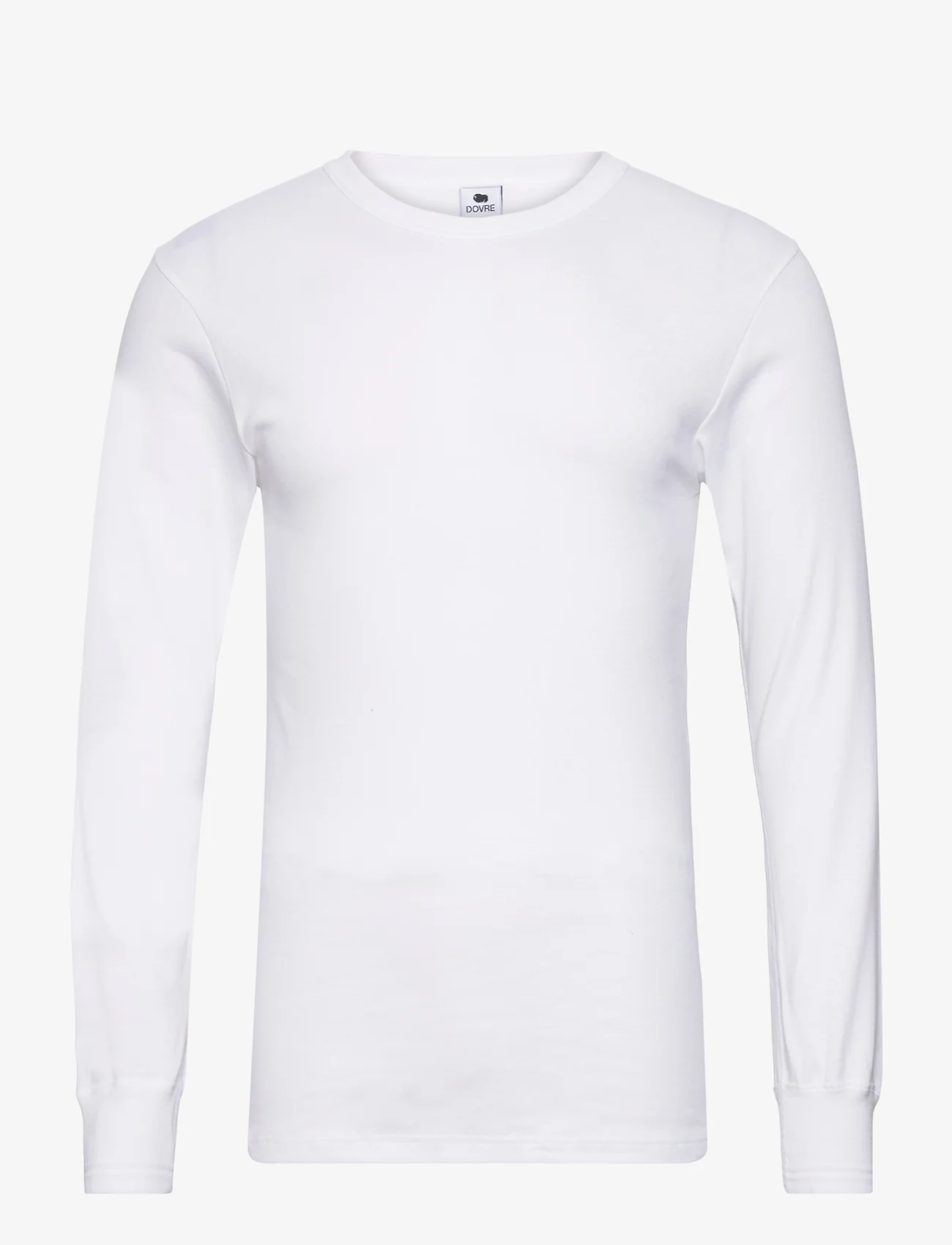 Dovre - Dovre T-shirts 1/1 ærme organi - pyjama tops - white - 0