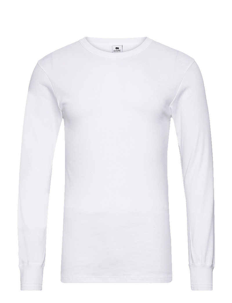 Dovre - Dovre T-shirts 1/1 ærme organi - nattrøjer - white - 0