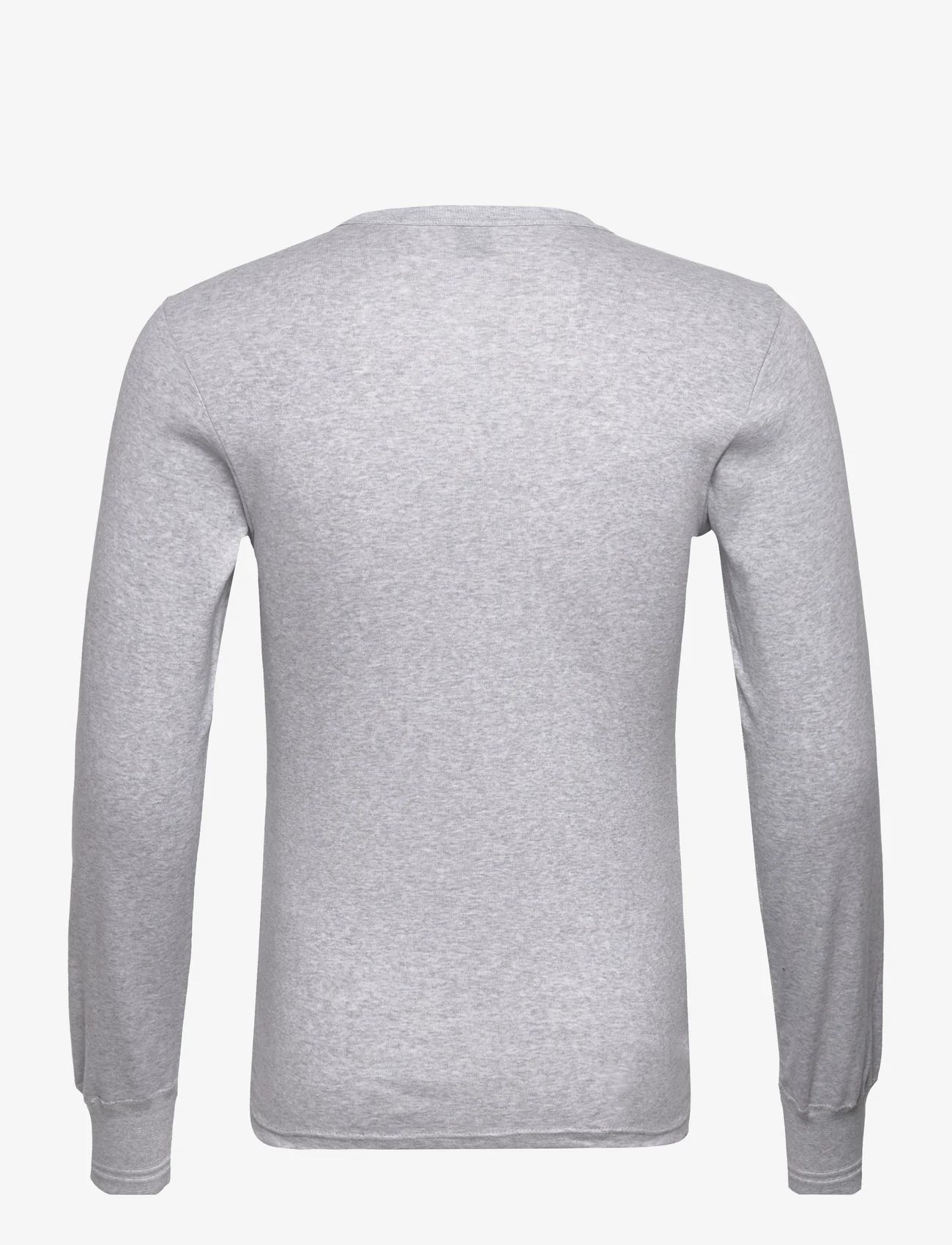 Dovre - Dovre T-Shirt 1/1 ærme/stolpe - pyjamashirts - grey melan - 1